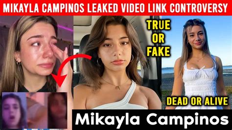 mikayla tiktok leak|mikayla campino